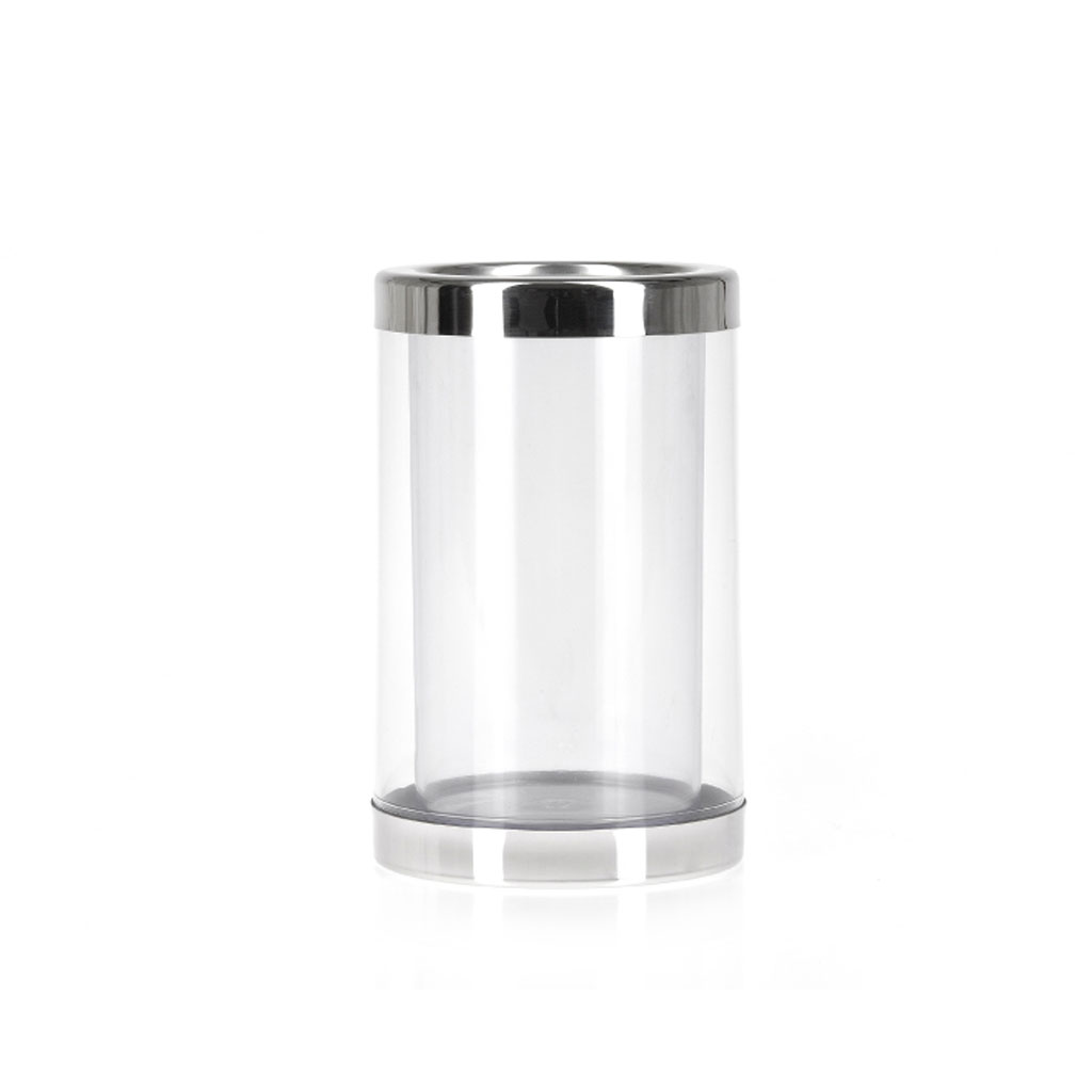 TERMOBOTTIGLIA cm.12X21 PLEXIGLASS BORDI INOX