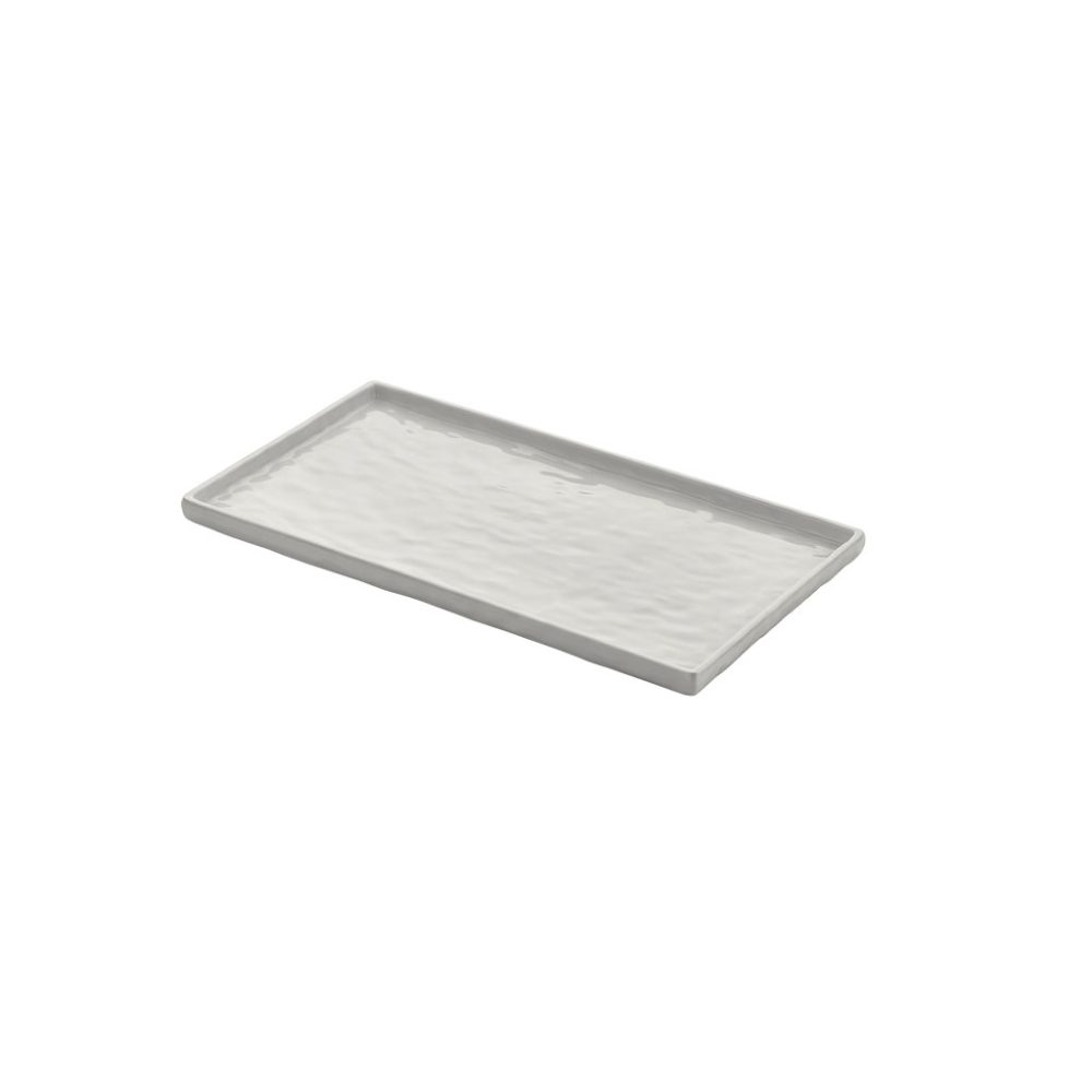 VASSOIO ARDESIA GN 1/3 H.2 MELAMINA BIANCO