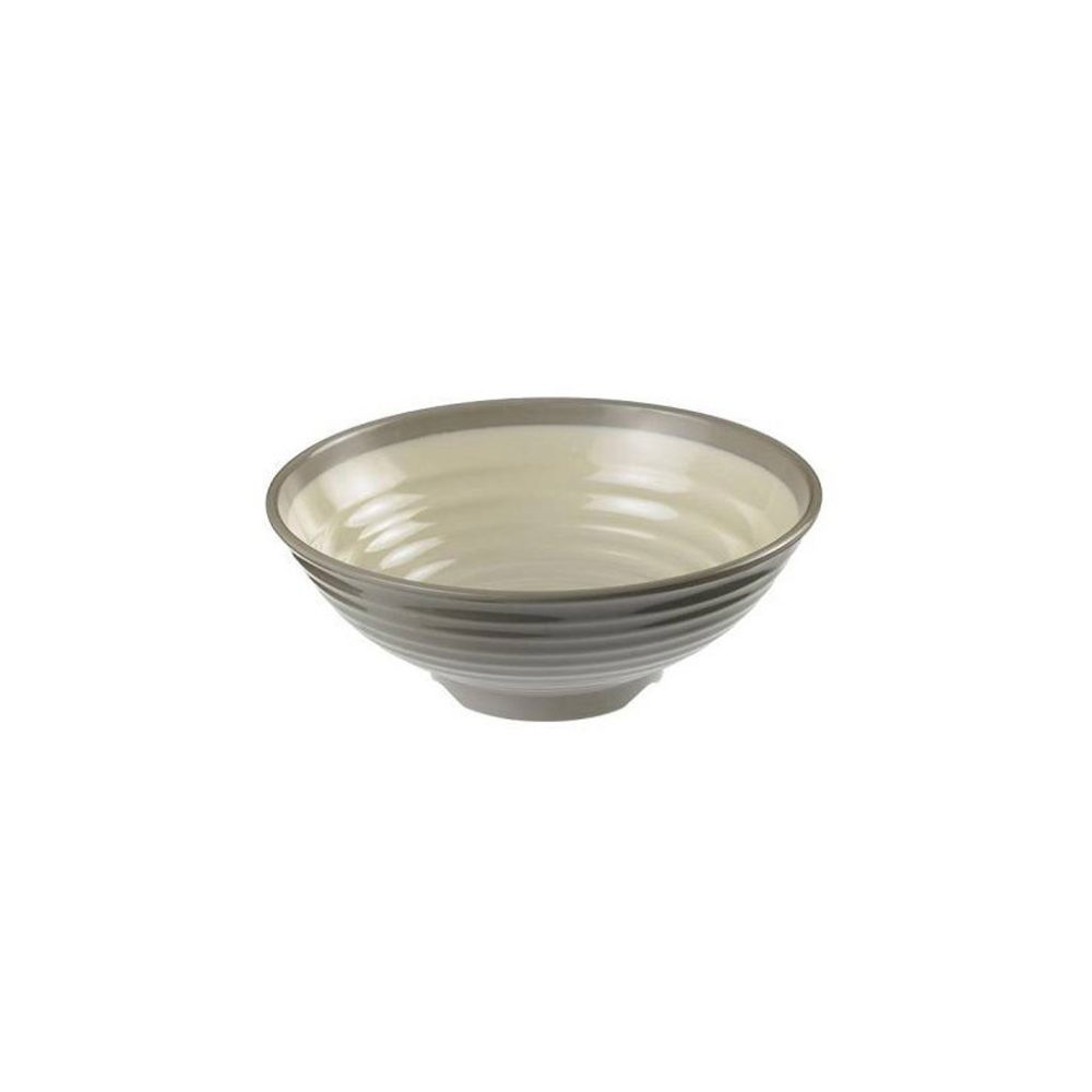 BOWL cm.22,8 H.8,3 MELAMINA GRIGIO-BIANCO