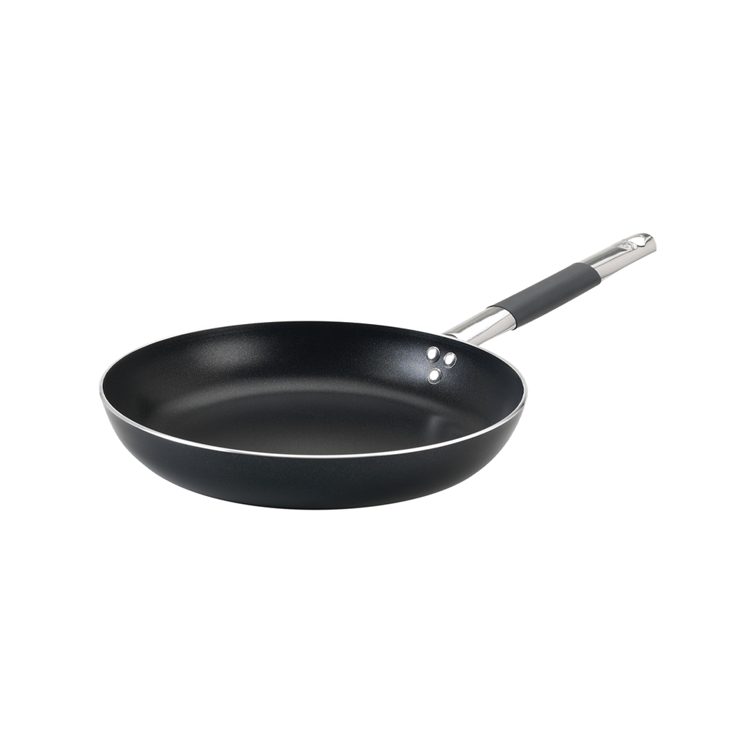 PADELLA SVASATA BASSA 1/MANICO cm.32 ALL-BLACK