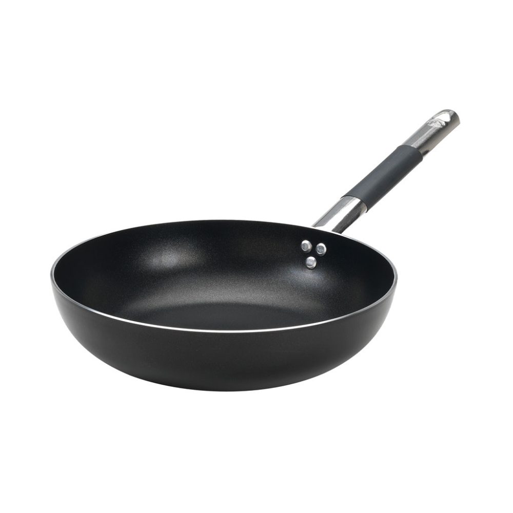 PADELLA SVASATA ALTA 1/MANICO cm.40 ALL-BLACK