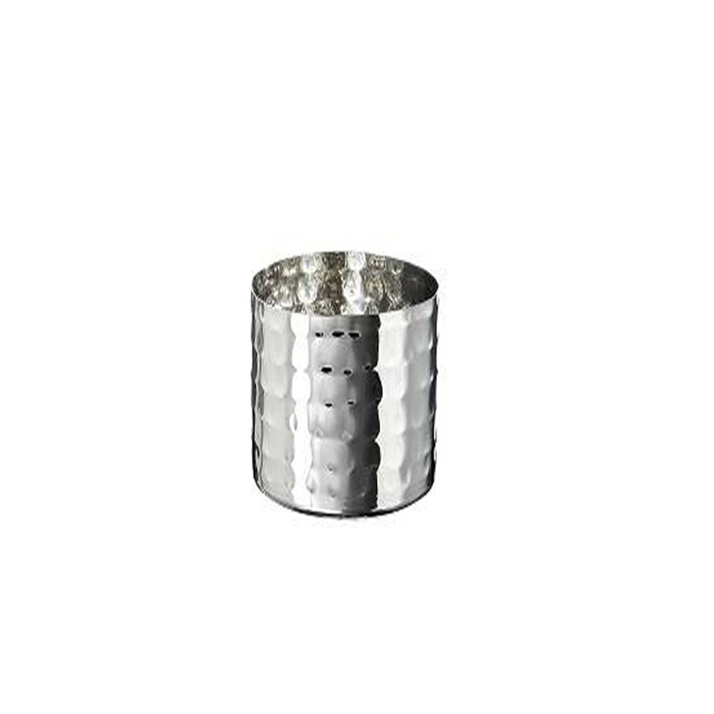 CIOTOLA cm.7X9h cl.35 INOX MARTELLATO