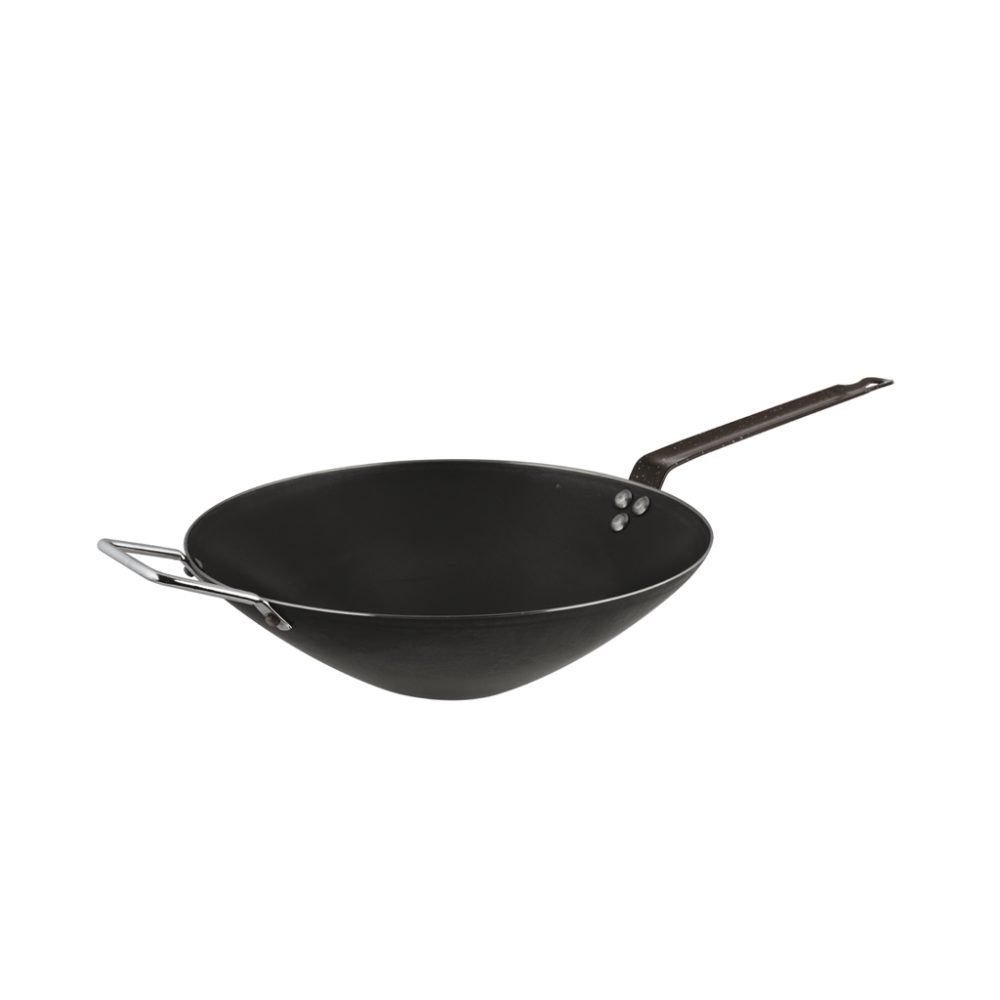 PADELLA WOK cm.32 FERRO INDUZIONE