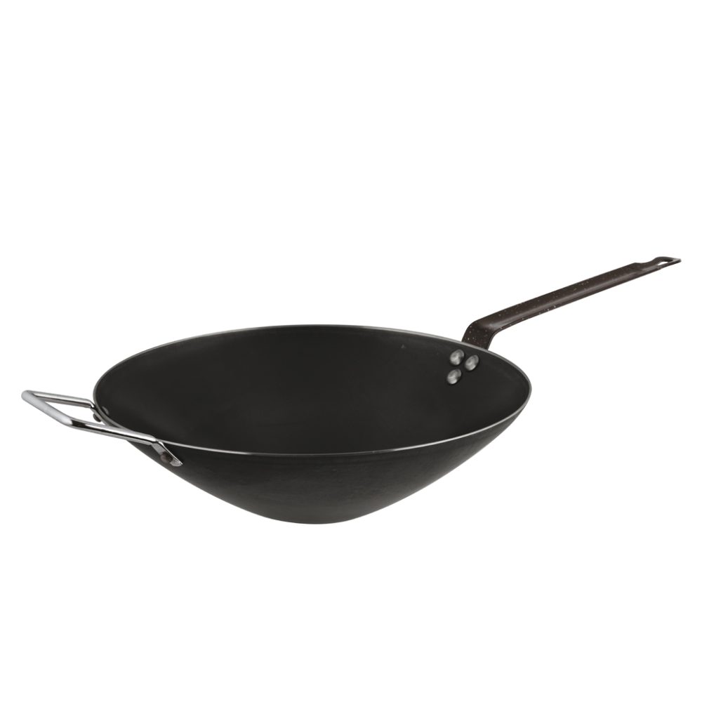 PADELLA WOK cm.40 FERRO INDUZIONE