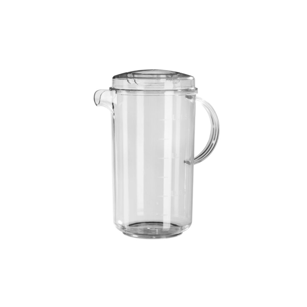 CARAFFA GRADUATA C/COP.LT 1,5 TRASPARENTE