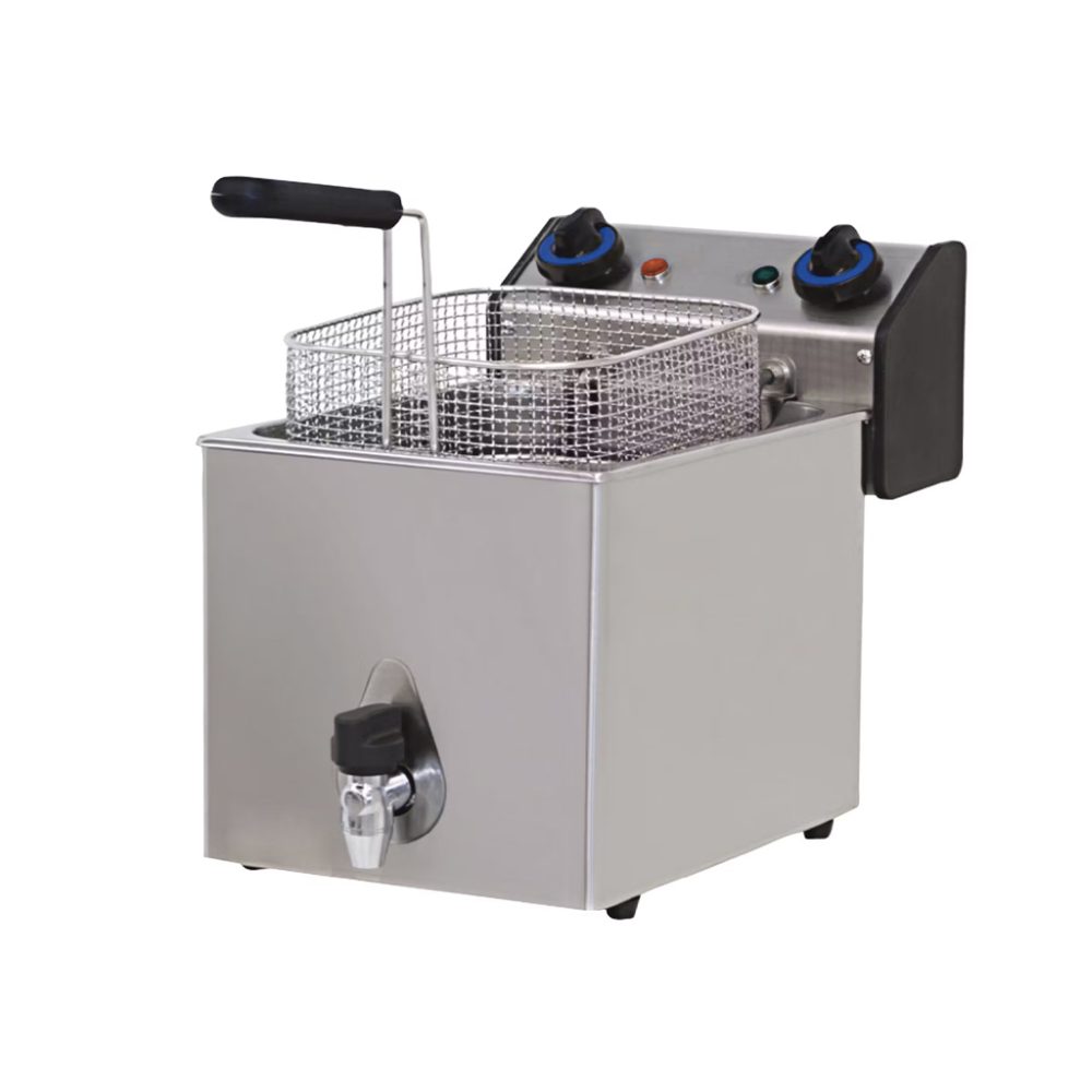 FRIGGITRICE C/RUBINETTO CM.26x40x35 LT.8 RGV