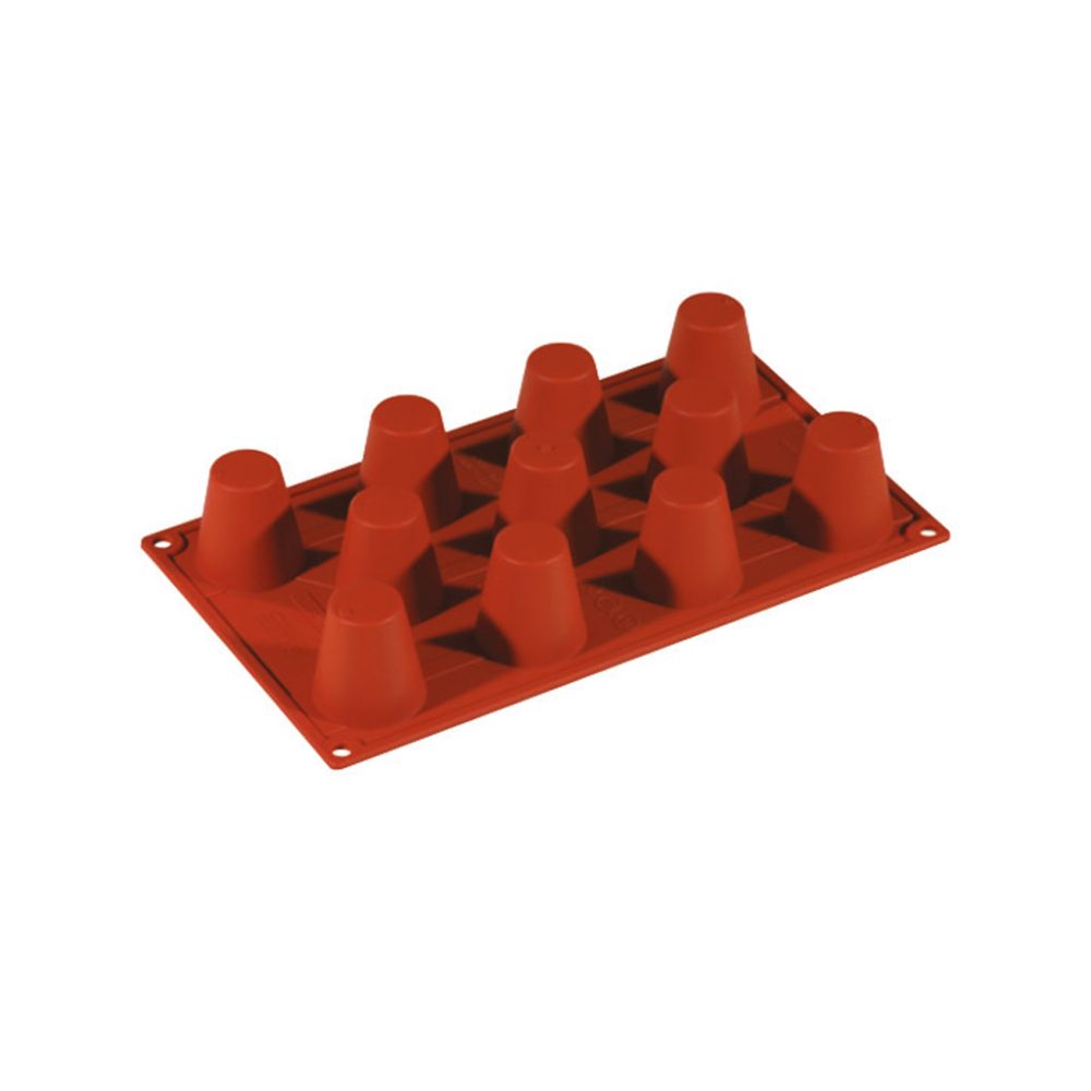 BABA'MEDIO 11 IMPRONTE CM.4,5 H.4,8 ML.51 SILICONE ROSSO