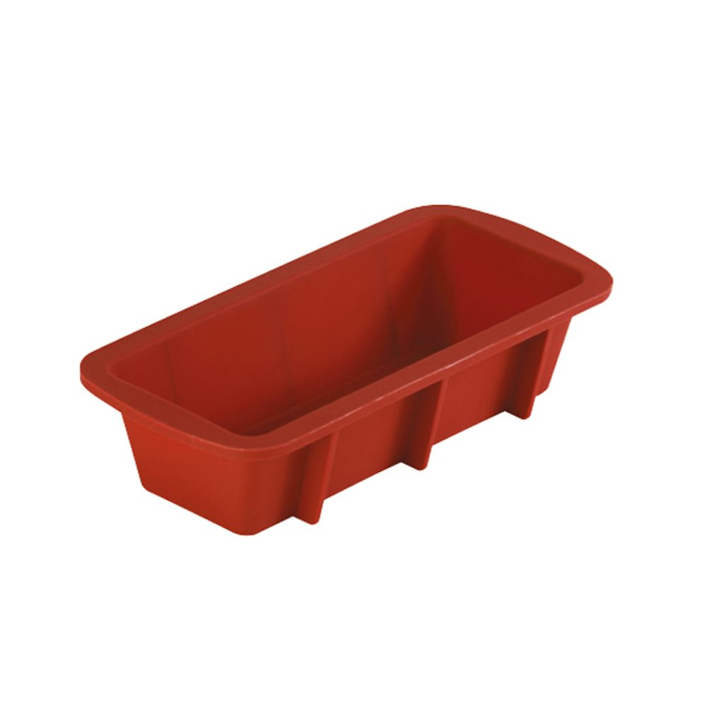 TORTIERA PLUMCAKE CM.28x10,5 H.6,5 SILICONE ROSSO