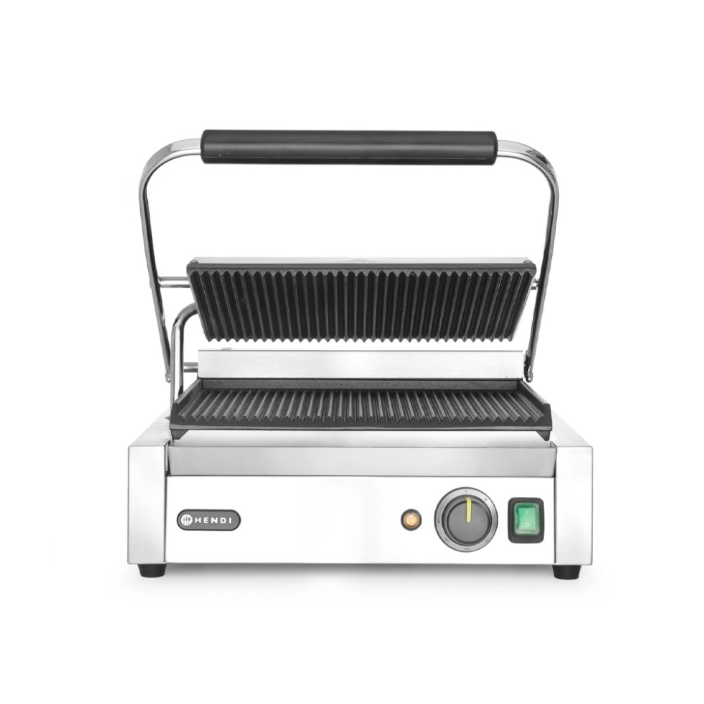 PIASTRA MEDIA RIGATA COMPLETA CM.43x37x21H 2200W GHISA