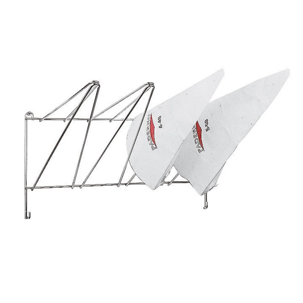 ESPOSITORE SACCHETTI 4/POSTI CM.50X42X25H INOX