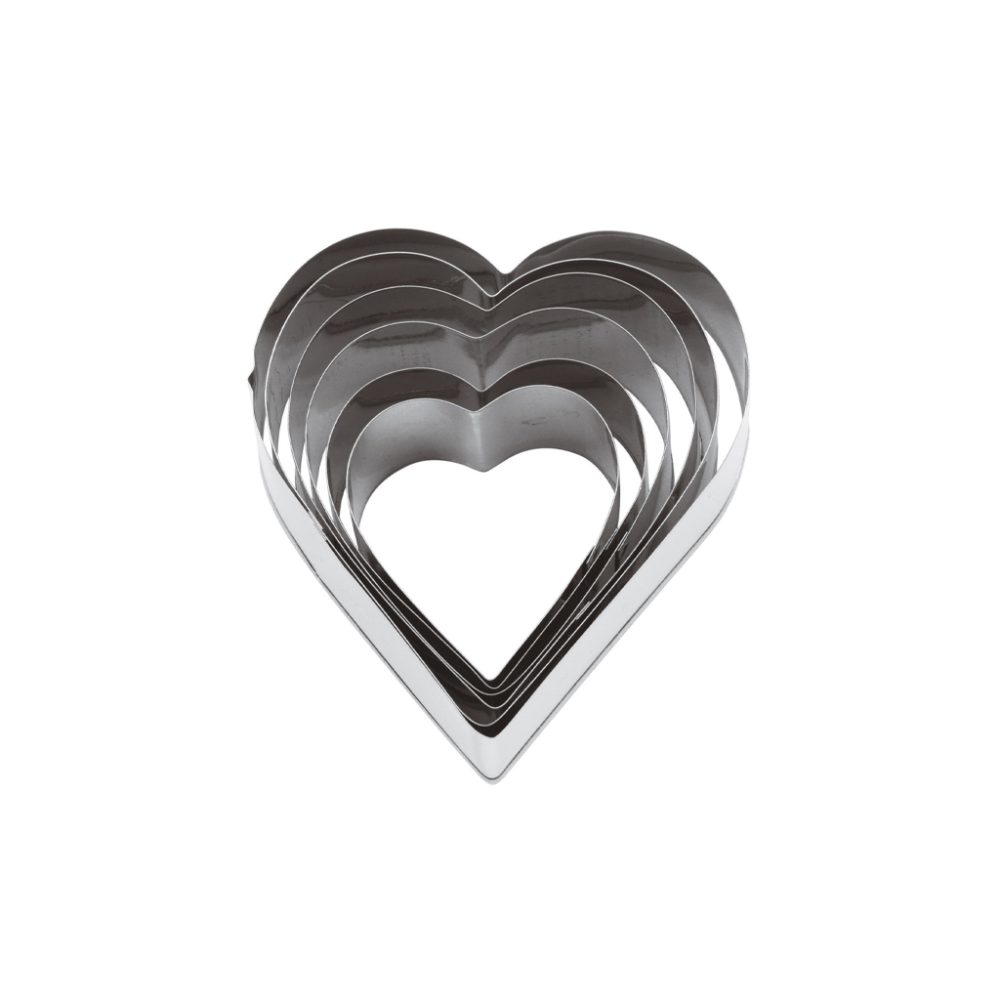 TAGLIAPASTA CUORE (6 PEZZI) INOX