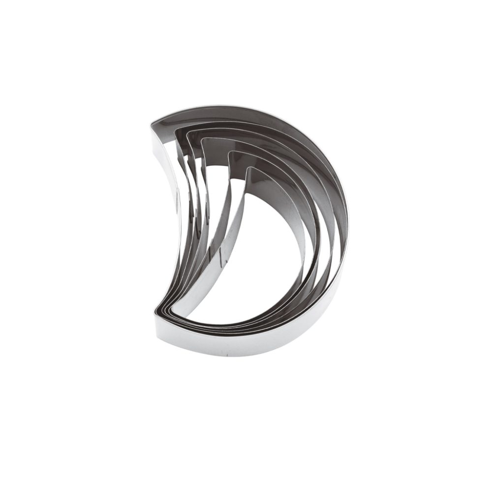 TAGLIAPASTA MEZZALUNA (6 PEZZI) INOX