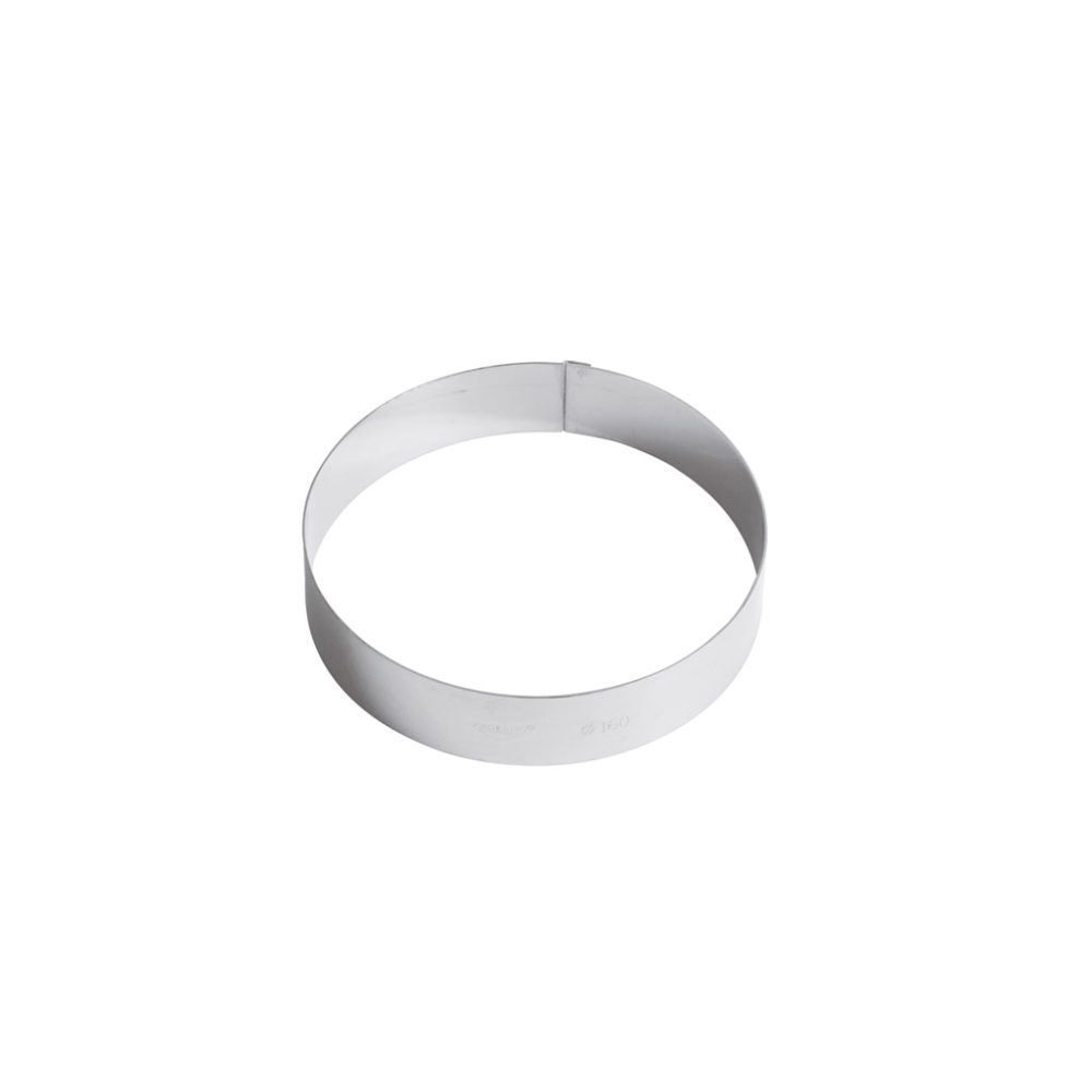 ANELLO TORTE CM.16 H.3,5 INOX