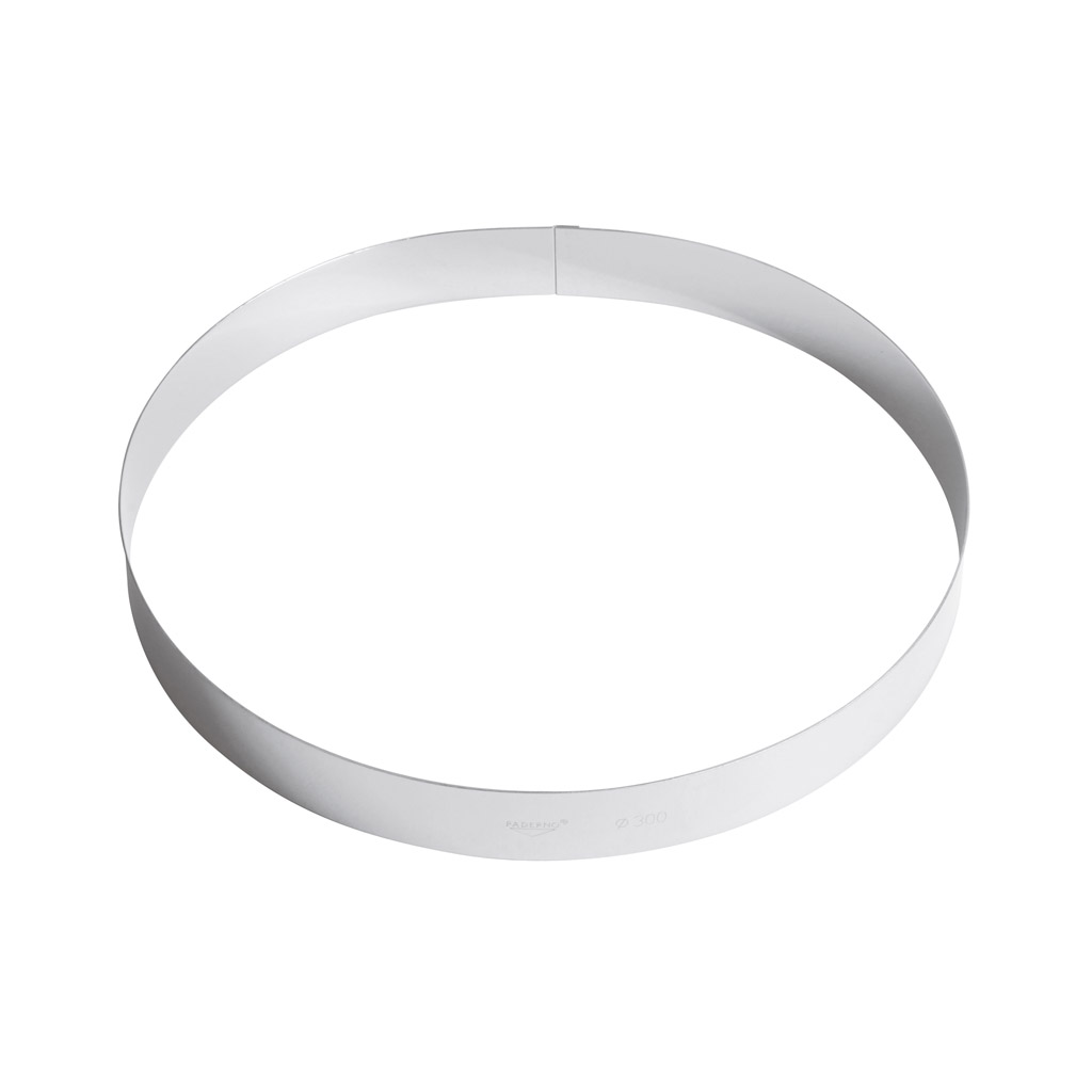 ANELLO TORTE CM.30 H.3,5 INOX