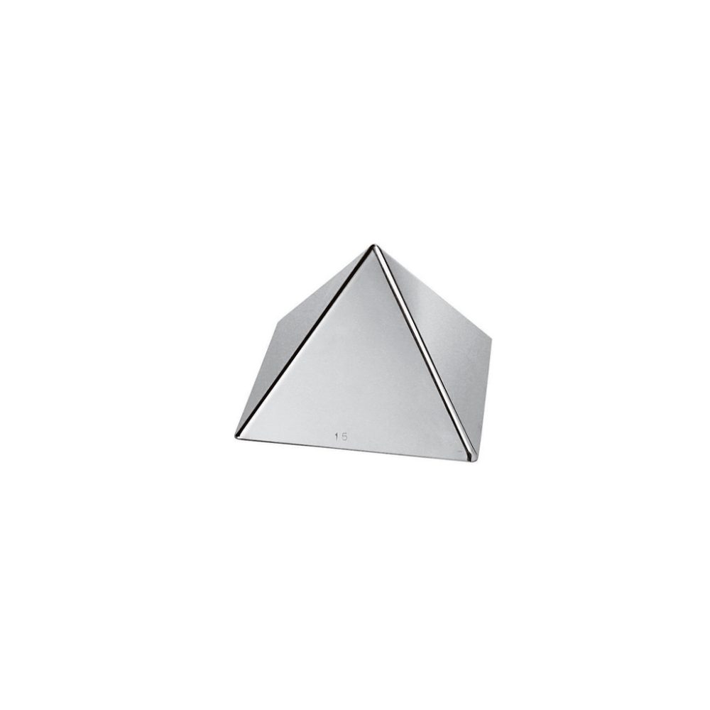 PIRAMIDE CM.9X9 H.6 INOX