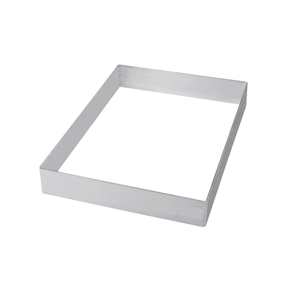 RETTANGOLO CM.60X40 H.5 INOX
