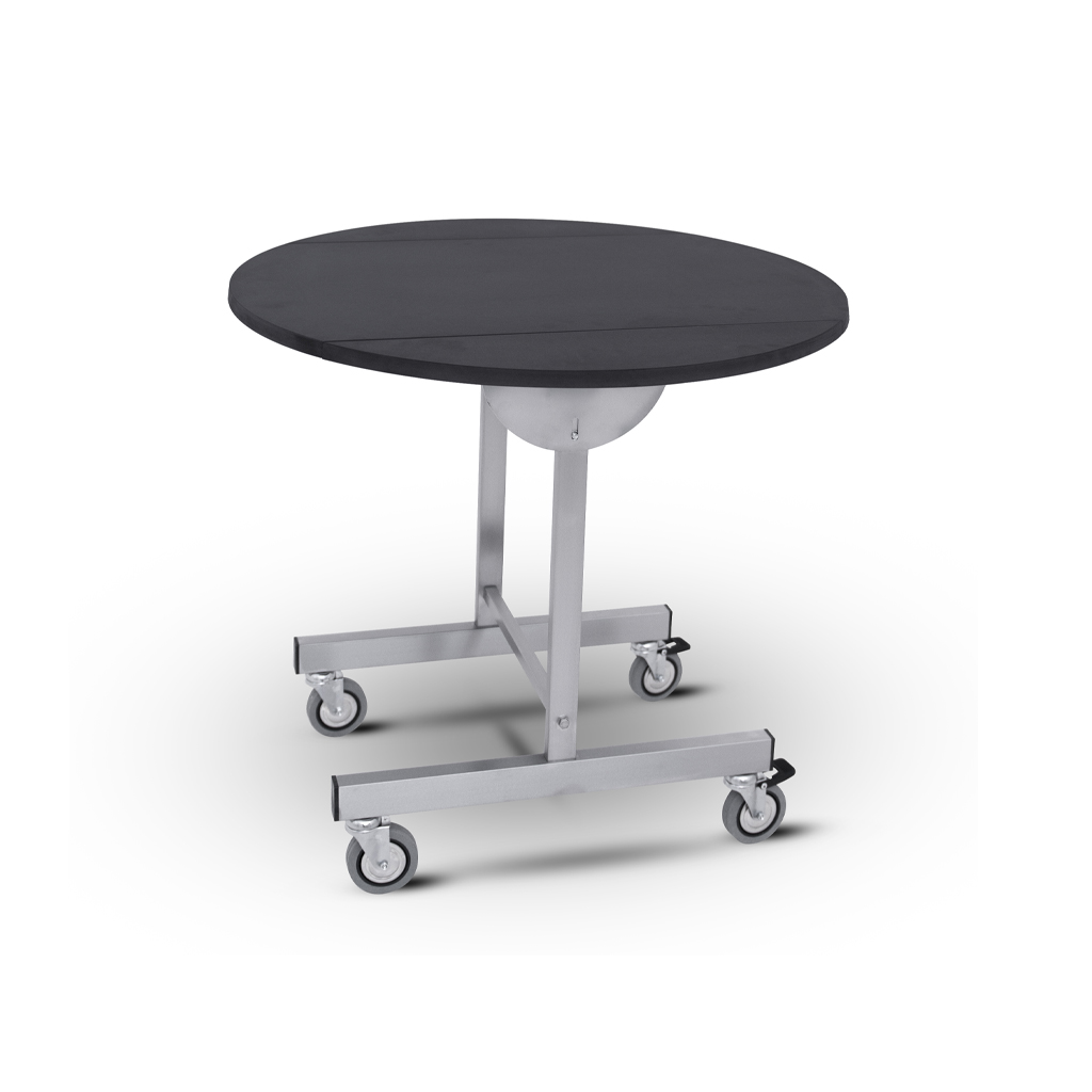 CARRELLO BREAKFAST TONDO CM.90 MDF NERO