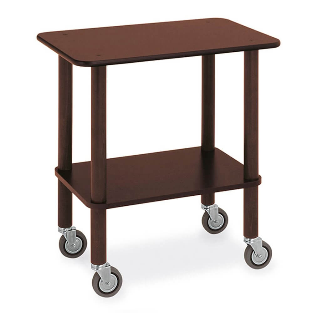 CARRELLO SALA CM.71x46x78H LEGNO WENGE'