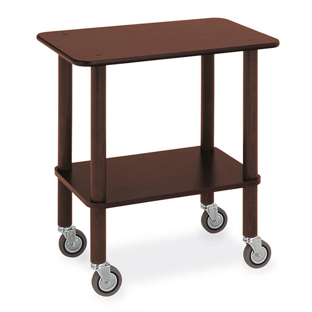 CARRELLO SALA CM.71x46x78H LEGNO WENGE'