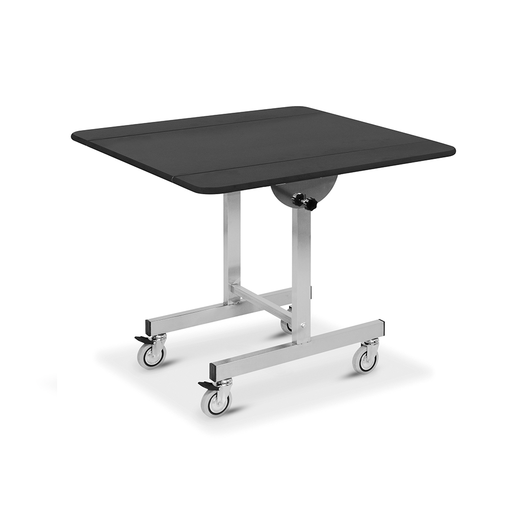 CARRELLO BREAKFAST QUADRATO CM.90×90 MDF NERO