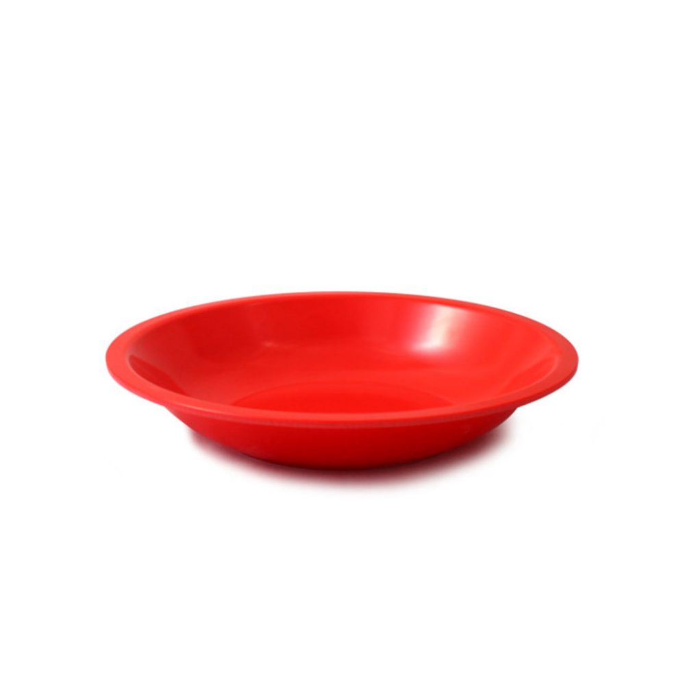 PIATTO FONDO CM.21,6 MELAMINA ROSSO