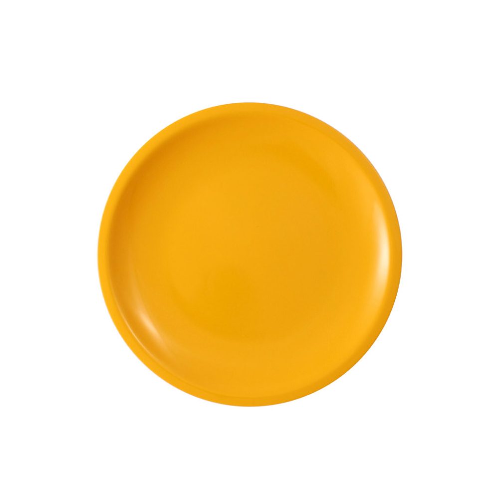 PIATTO PIANO CM.19,2 MELAMINA GIALLO