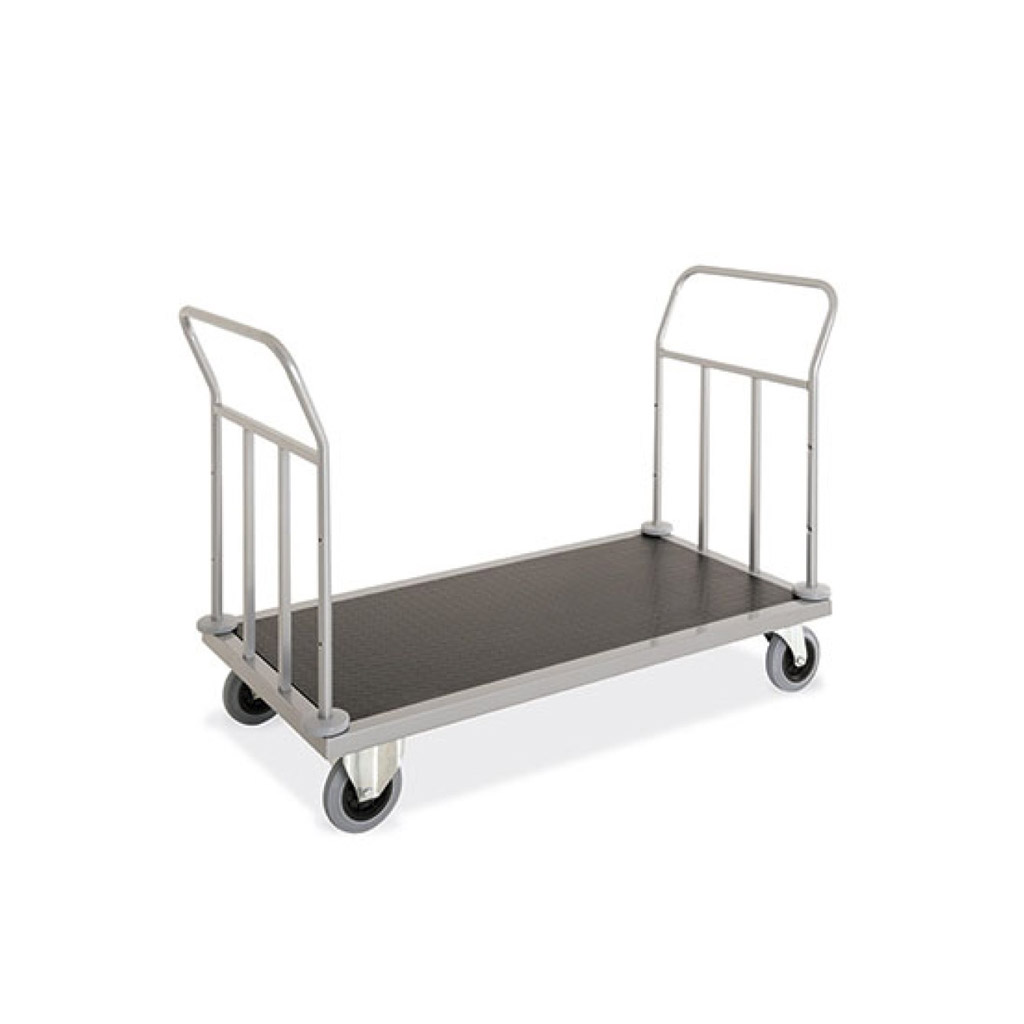 CARRELLO VALIGIE APERTO SU 2/L CM.144x66x95 MOQ NERO