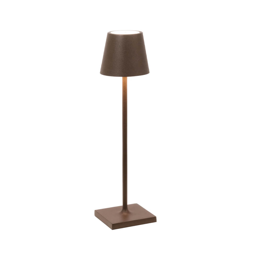 LAMPADA DA TAVOLO H.27,5 CM POLDINA MICRO CORTEN