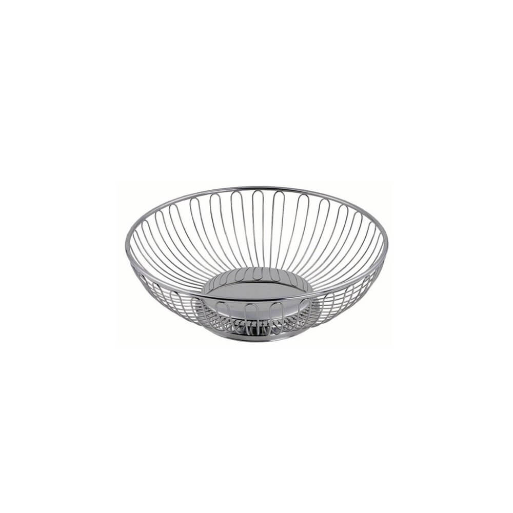 CESTINO TONDO FILO CM.17 INOX