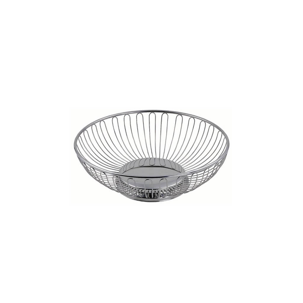 CESTINO TONDO FILO CM.17 INOX