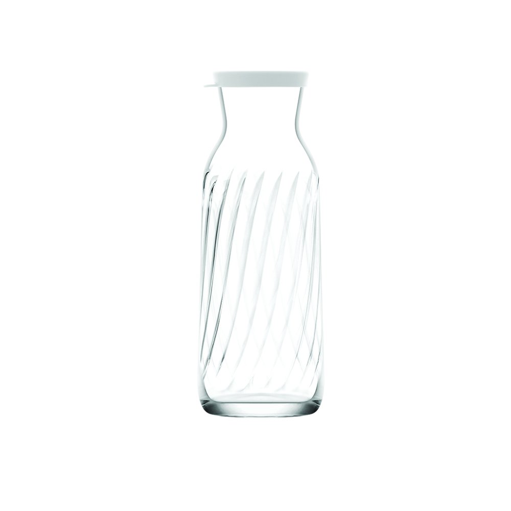 CARAFFA OTTICA C/TAPPO BIANCO SILICONE LT.1 CHELSEA